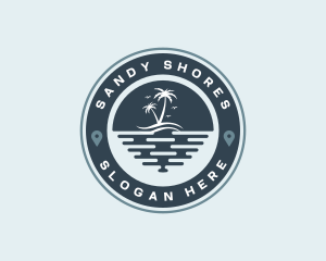 Sunset Beach Travel logo design