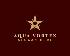 Vortex Luxury Star logo design