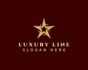 Vortex Luxury Star logo design