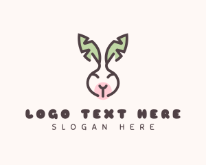 Leaves - Bunny Head Leaves logo design