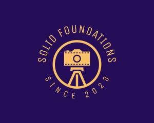 Photography Film Camera Tripod logo