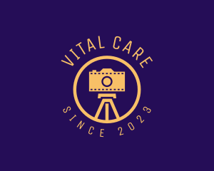 Photography Film Camera Tripod logo