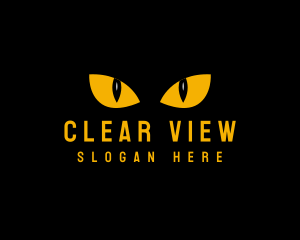 Security Cat Eye logo design