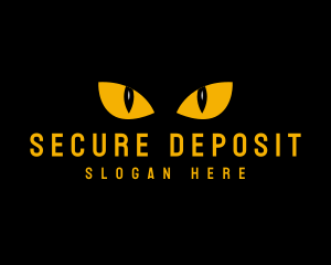 Security Cat Eye logo design