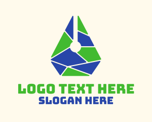Editorial - Artistic Pen Mosaic logo design