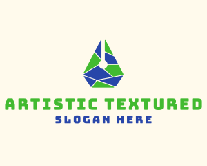 Artistic Pen Mosaic logo design