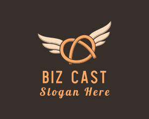 Winged Pretzel Bread Logo