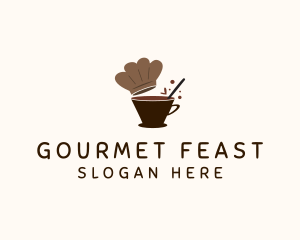 Chef Gourmet Chocolate Drink logo design