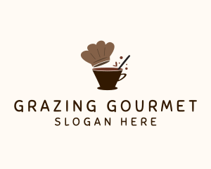 Chef Gourmet Chocolate Drink logo design