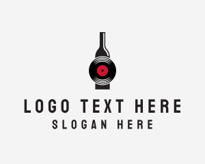 Alcoholic Drink Disk  Logo