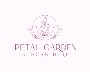 Stylish Flower Boutique logo design