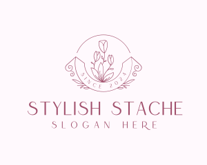 Stylish Flower Boutique logo design