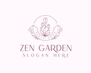 Stylish Flower Boutique logo design