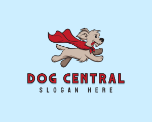 Hero Cape Dog logo design