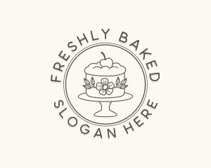 Dessert Cake Baking logo design