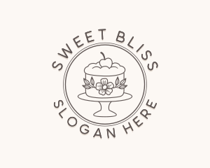 Dessert Cake Baking logo design