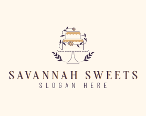 Sweet Wedding Cake logo design