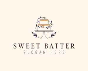 Sweet Wedding Cake logo design