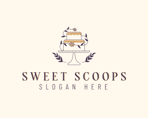 Sweet Wedding Cake logo design