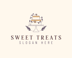 Sweet Wedding Cake logo design