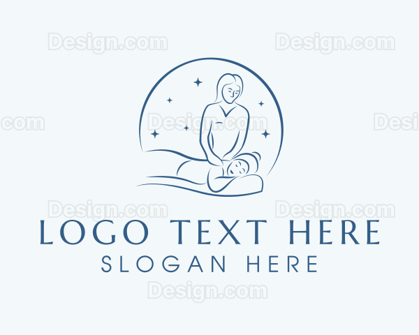 Blue Spa Relaxation Logo