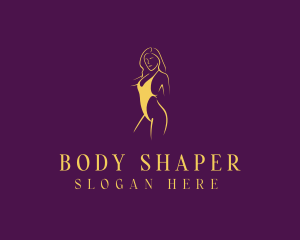 Woman Bikini Fashion logo design