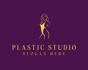 Woman Bikini Fashion logo
