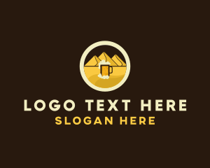 Desert Beer Beverage  Logo