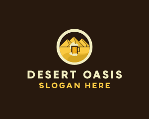 Desert Beer Beverage  logo design