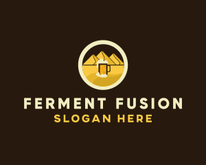 Desert Beer Beverage  logo design