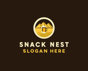 Desert Beer Beverage  logo design