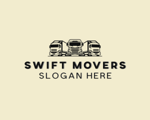 Truck Mover Logistic logo design