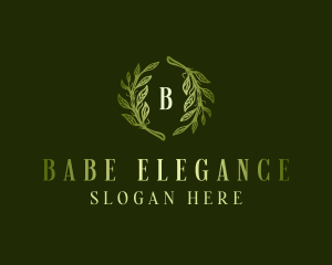 Floral Leaf Boutique logo design