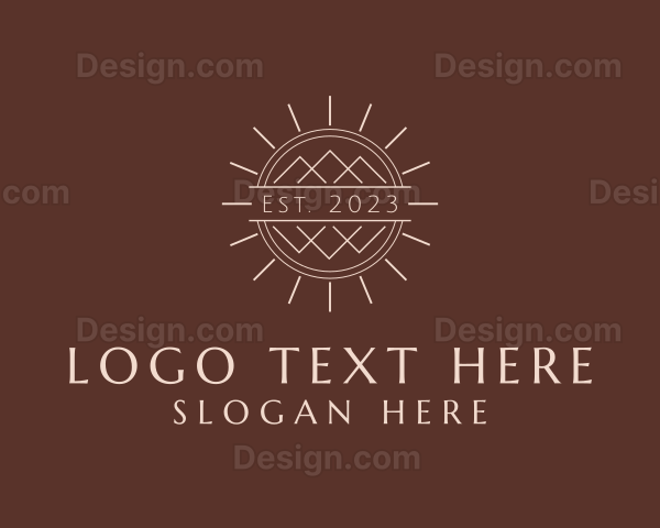 Luxe Glamping Travel Logo