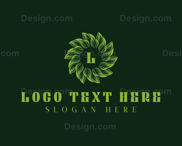 Herbal Natural Garden Logo