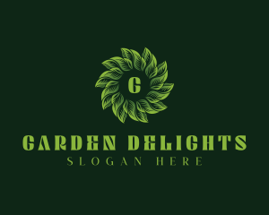 Herbal Natural Garden logo design