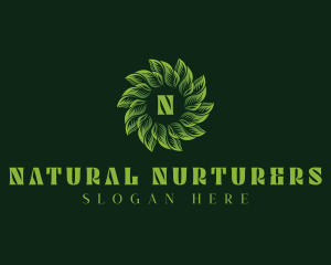 Herbal Natural Garden logo design