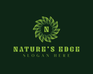 Herbal Natural Garden logo design