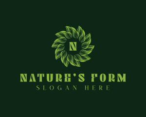 Herbal Natural Garden logo design