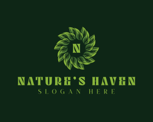 Herbal Natural Garden logo design