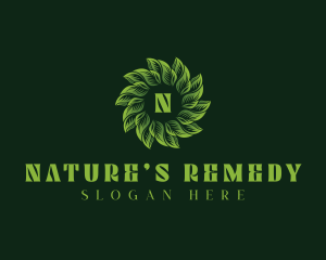 Herbal Natural Garden logo design