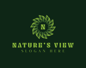 Herbal Natural Garden logo design