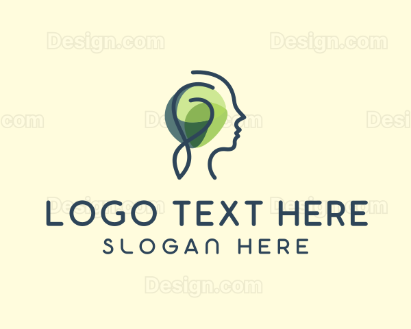 Psychiatrist Mental Wellness Logo