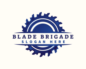 Saw Blade Industrial logo design