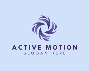 Wind Air Movement logo design