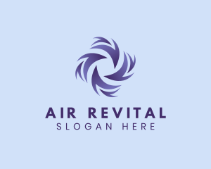 Wind Air Movement logo design