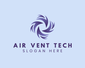 Wind Air Movement logo design