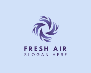 Wind Air Movement logo design