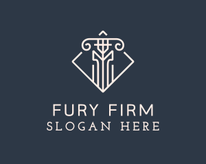 Column Law Firm logo design