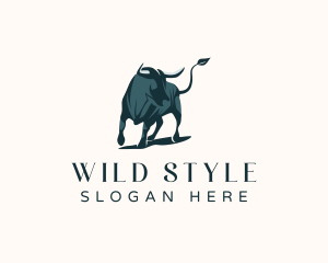 Wild Bull Animal logo design